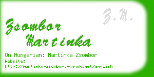 zsombor martinka business card